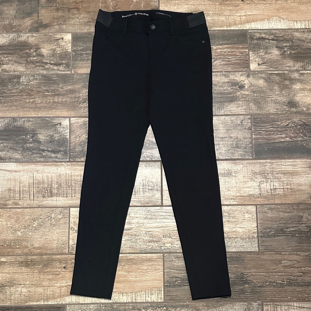 Vera Wang Black Skinny Pants